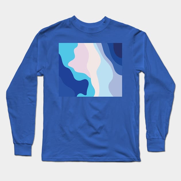 Milky Wave Long Sleeve T-Shirt by nelloryn
